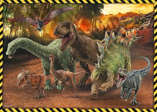 Jurassic Park dinoszaurusz puzzle 200 darabos