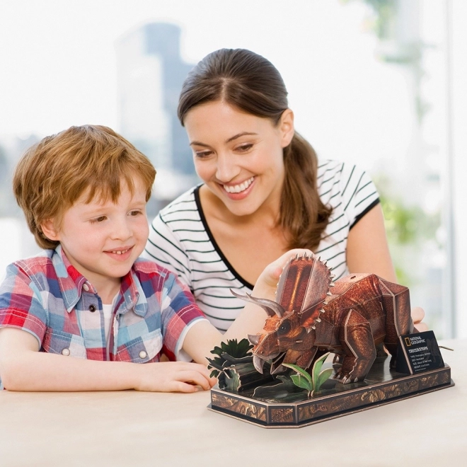 3D Puzzle National Geographic - Triceratops