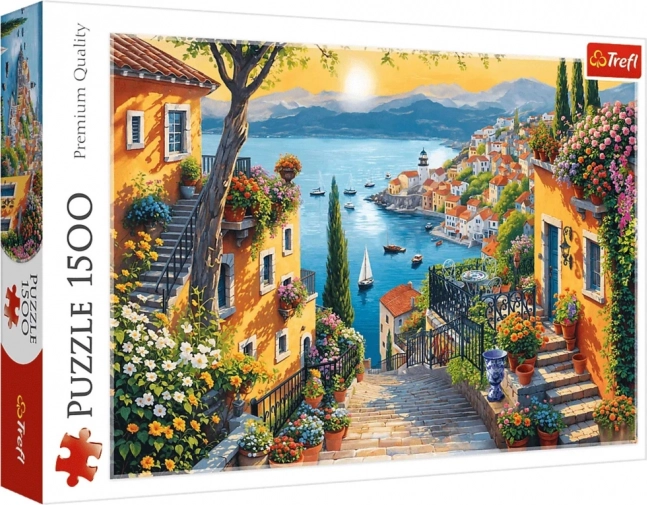 1500 darabos puzzle – Tengerparti kilátás TREFL