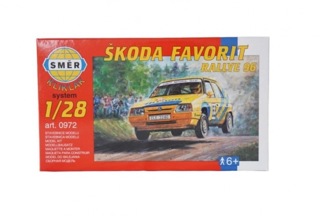 Škoda Favorit Rallye 96 építőkészlet