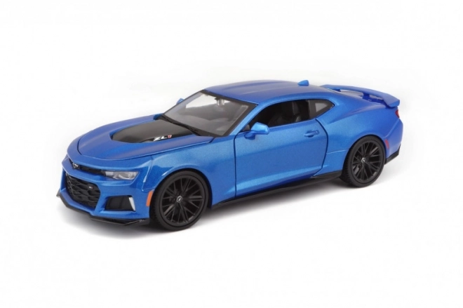 Chevrolet Camaro ZL1 modellautó kék 2017