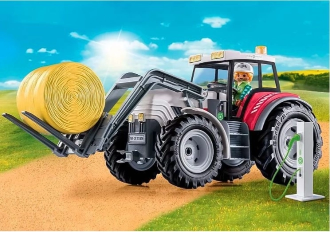 Nagy traktor figurakészlettel - Country sorozat