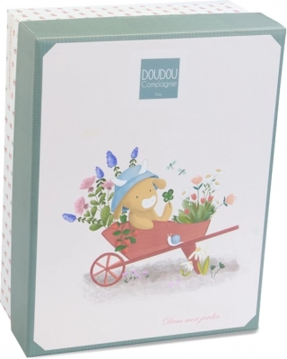 Doudou Ajándékszett Plüss Csigabiga Tehén Aneth 27 cm