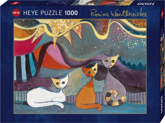 Heye fémes puzzle Sárga Szalag 1000 darabos