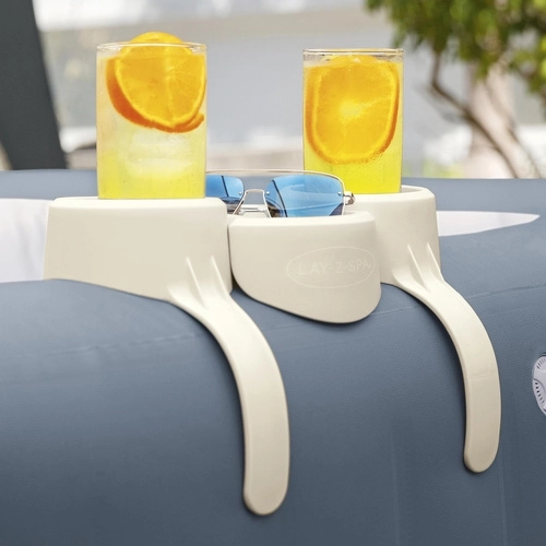 Két italtartó + praktikus tálca