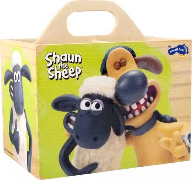 Small Foot Fa ceruzatartó Shaun a birka