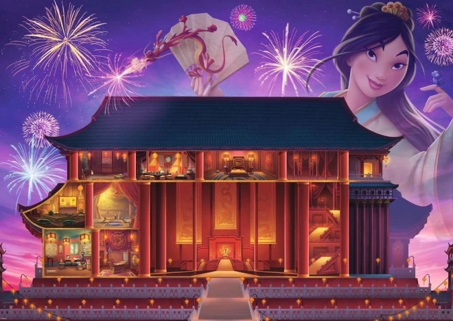 Ravensburger Disney kastélyok: Mulan puzzle 1000 darabos