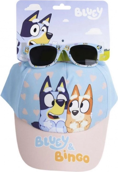 Gyerek sapka napszemüveggel Bluey