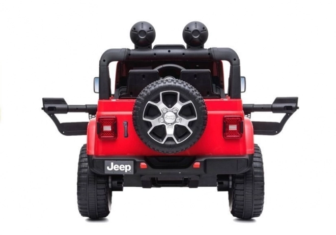 Elektromos Jeep Rubicon 4x4 gyermekautó piros színben