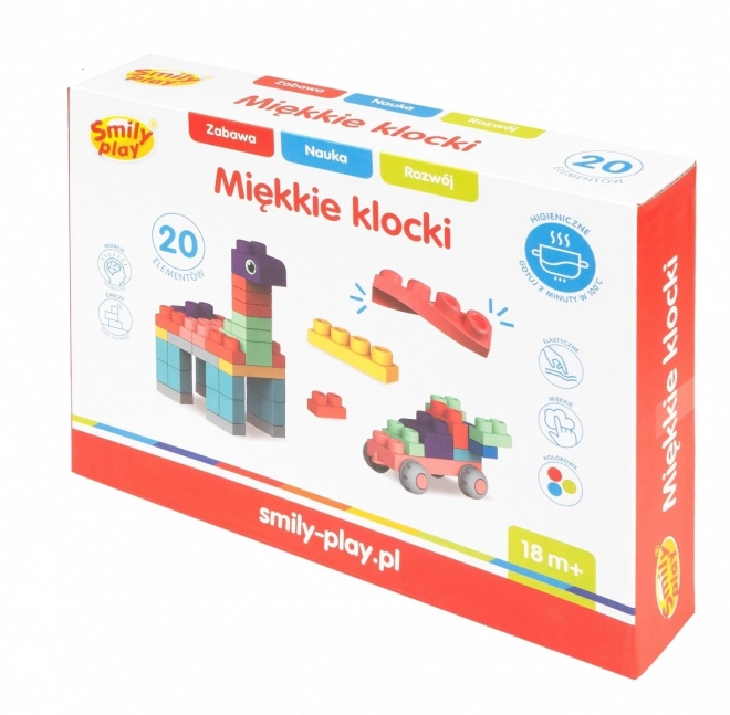Puha kockák 20 darab