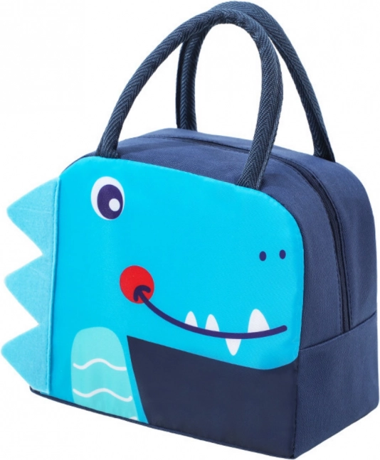Termoizolációs uzsonnás táska Dino kék 23cm
