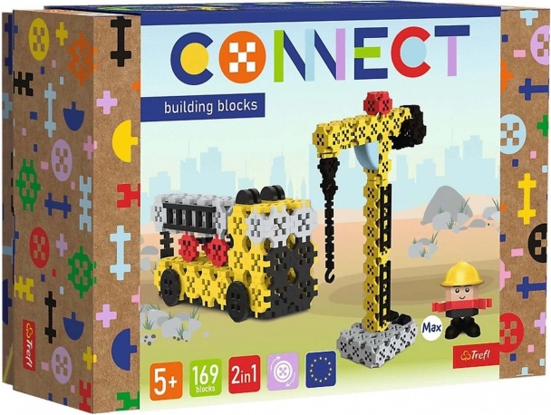 Klocki Connect hidraulikus autódaru építőkészlet