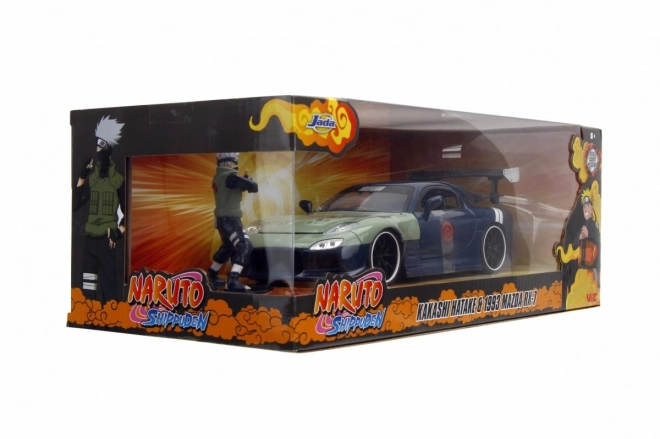 Naruto Mazda RX-7 modellautó és figura