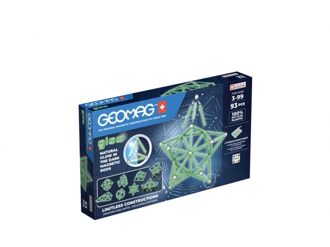 Geomag Glow 93 darabos mágneses építőjáték