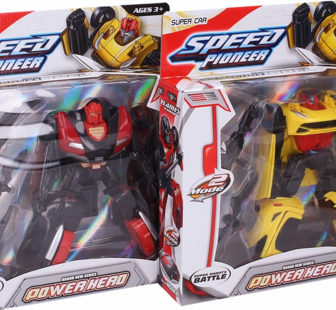 Autórobot fegyverekkel 15 cm