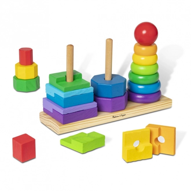 Színes geometriai puzzle Melissa & Doug