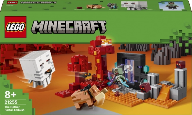 Minecraft Zaséta a Nether Portálnál LEGO készlet