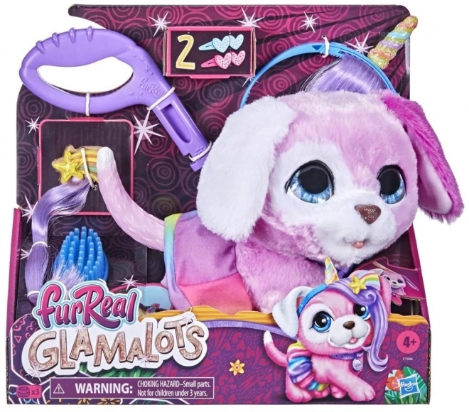 FurReal Friends Glamalotcsán Pinki Kutyus