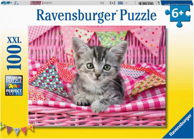 Puzzle 100 XXL darab Cuki kiscica
