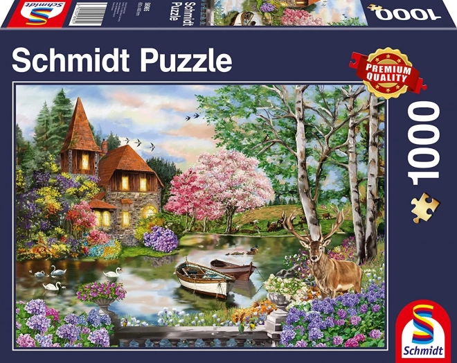 Tóparti ház Schmidt puzzle 1000 darab