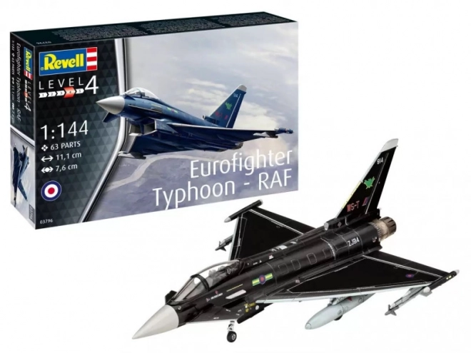 Műanyag modell Eurofighter Typhoon vadászgép 1/144