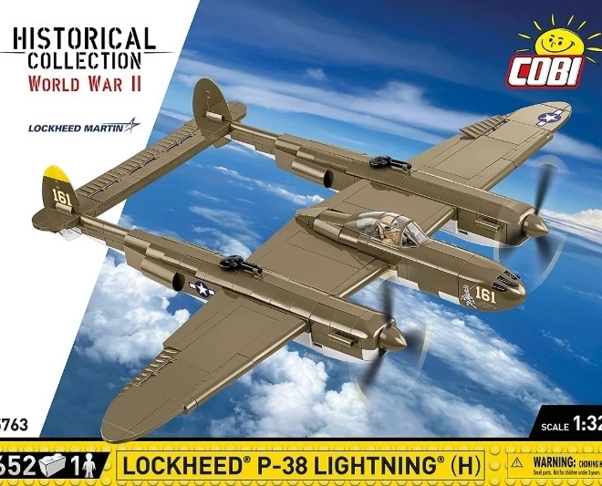 Építőkészlet Lockheed P-38H Lightning