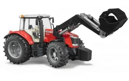 Bruder traktor Massey Ferguson 7624 elülső rakodóval