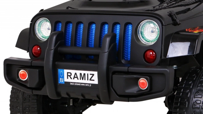Terén jármű Raptor Drifter Flames + Távirányítás + Hajtás 4x4 + Tároló hely + Lassú indítás + MP3 LED