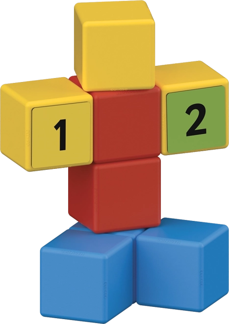 Geomag Magicube Matematikai Mágneses Kockakészlet 55 Darab