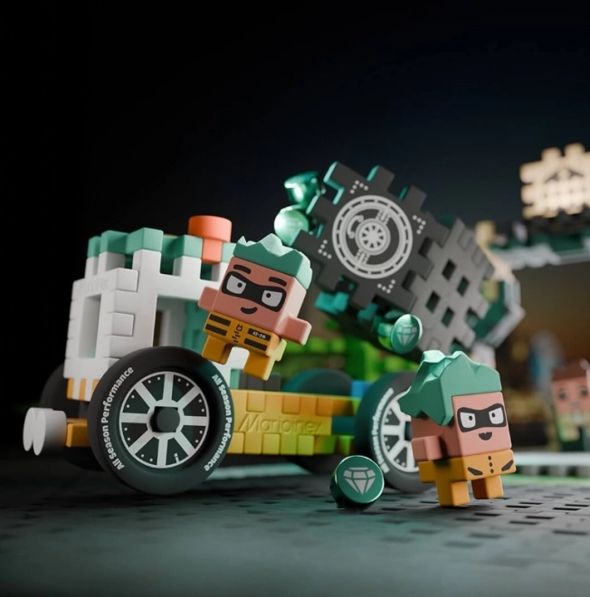 Mini Waffle Város - Bankrablás 148 elemmel