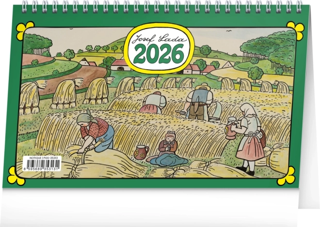 Asztali naptár Josef Lada 2026
