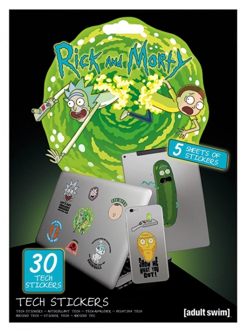 Rick and Morty matrica készlet