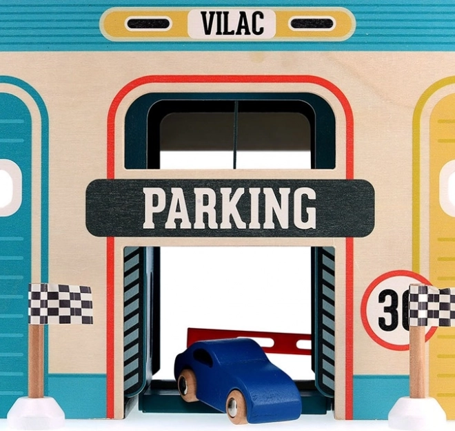 Vilac Fa Vintage Garázs Vilacity