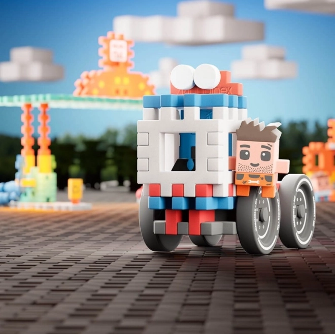 Mini Waffle City benzinkút építőkészlet