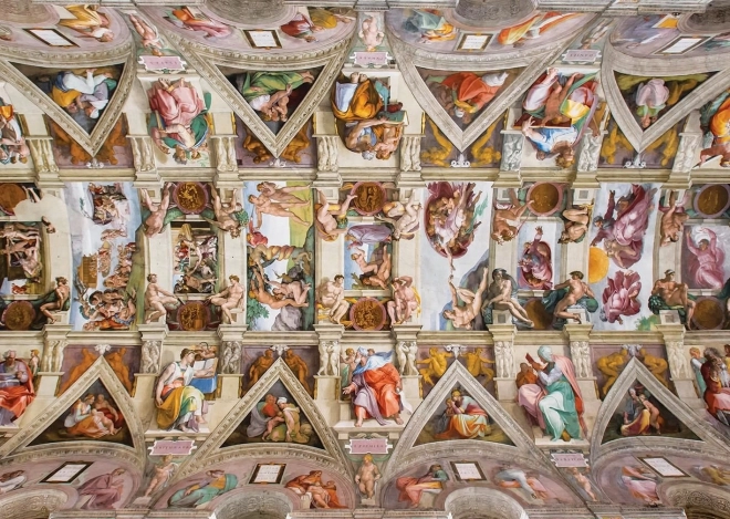 Sixtusi kápolna 1000 darabos puzzle