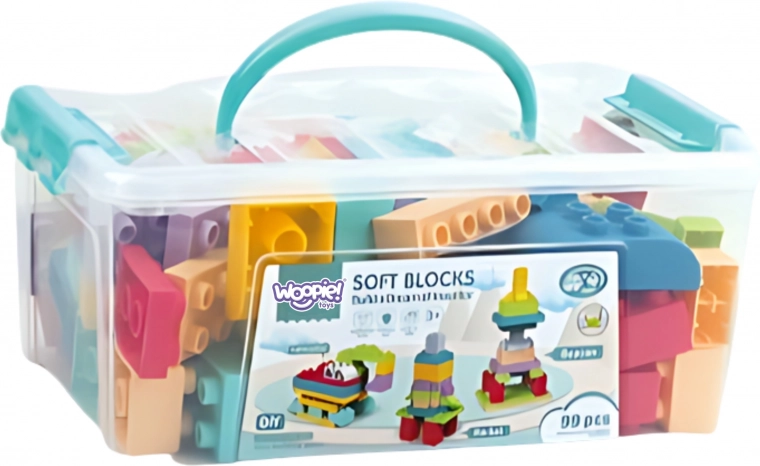 Praktikus doboz fedéllel és fogantyúval