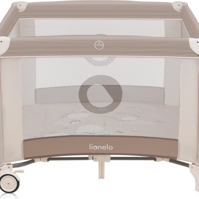 Lionelo Bonnie Beige Sand gyermek járóka