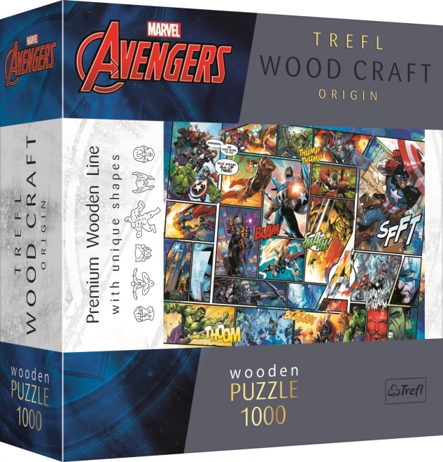 Trefl fa puzzle Marvel Avengers 1000 darabos