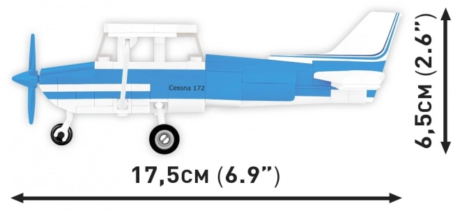 Kockák Cessna 172 Skyhawk építőgép