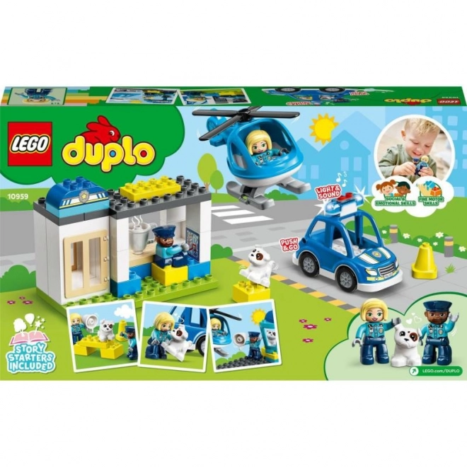 Lego Duplo rendőrörs és helikopter