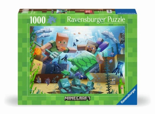 Minecraft 1000 darabos puzzle