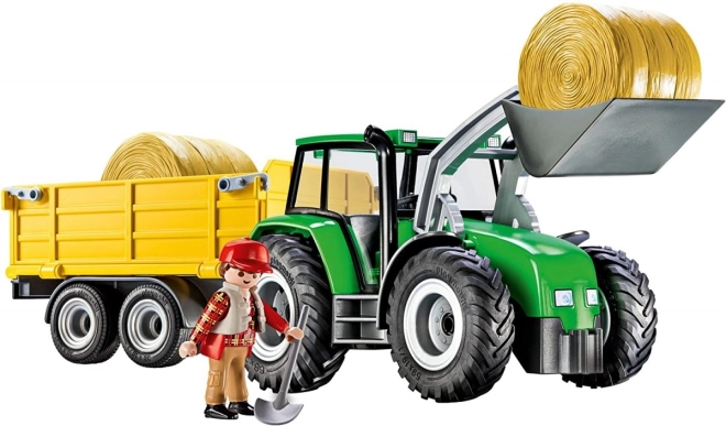 Szántóföld figura készlet 9317 Traktor utánfutóval