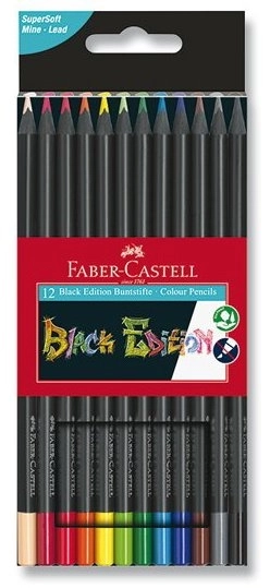 Pasztell Faber-Castell Black Edition 12 db