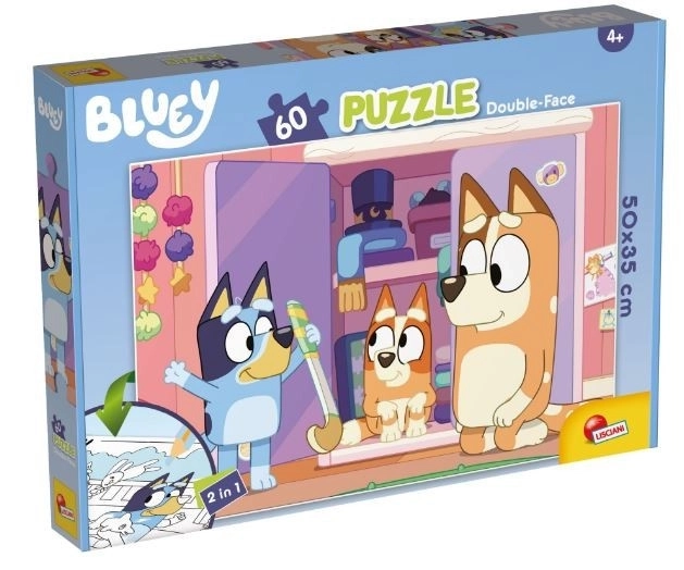 Bluey kétszínű puzzle, 60 darabos