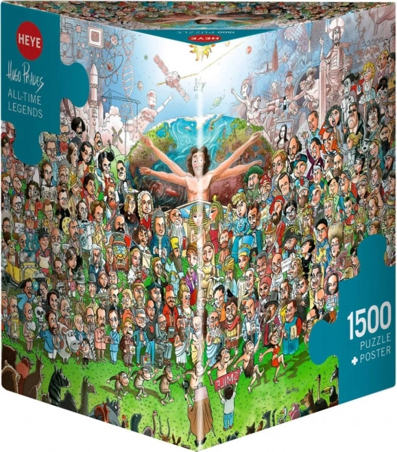 legendás idők puzzle 1500 darab