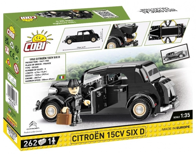 Cobi Citroën 15CV SIX D model autó