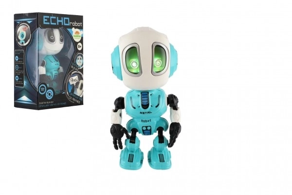 Robot ECHO mondatismétlő kék színű, 12cm