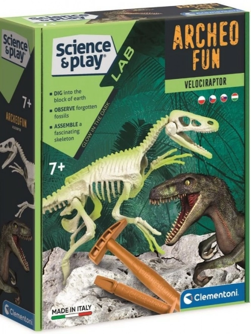 Clementoni Science & Play: Velociraptor ArcheoFun