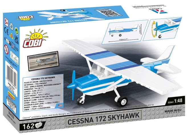 Kockák Cessna 172 Skyhawk építőgép