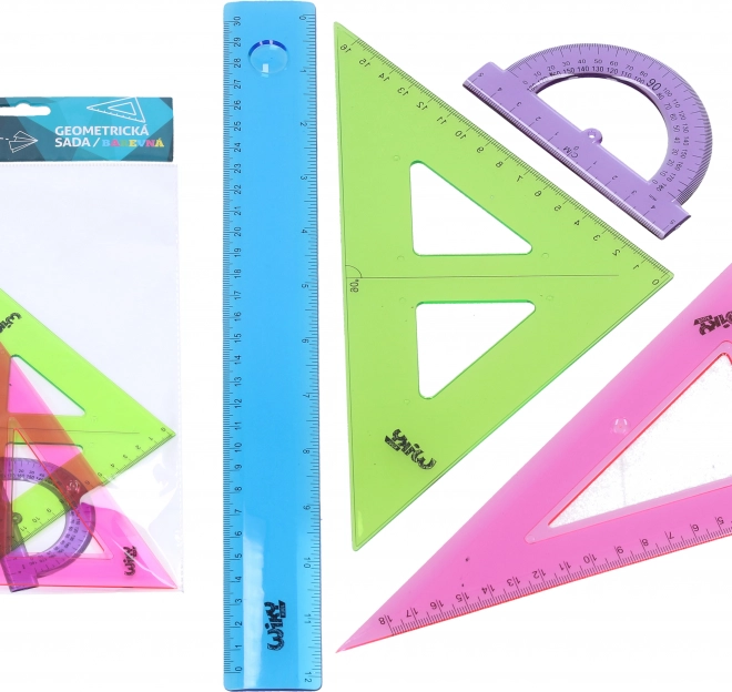 Színes geometriai készlet